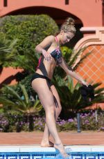 GEMMA ATKINSON in Bikini at a Pool in Puerto Banus 03/31/2016