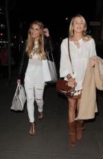 GEORGIA KOUSOULOU and LYDIA BRIGHT Night Out in London 03/17/2016