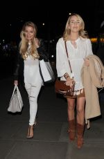 GEORGIA KOUSOULOU and LYDIA BRIGHT Night Out in London 03/17/2016
