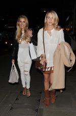 GEORGIA KOUSOULOU and LYDIA BRIGHT Night Out in London 03/17/2016