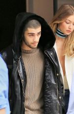 GIGI HADID and Zayn Malik Leveas Their Apartment in New York 04/02/2016