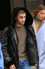 GIGI HADID and Zayn Malik Leveas Their Apartment in New York 04/02/2016