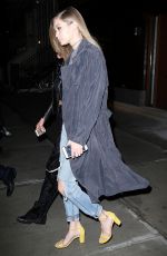 GIGI HADID Night Out in New York 04/11/2016