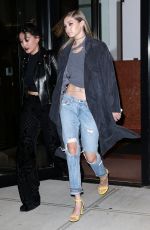 GIGI HADID Night Out in New York 04/11/2016