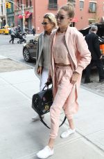 GIGI HADID Out in New York 04/11/2016