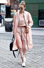 GIGI HADID Out in New York 04/11/2016