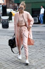 GIGI HADID Out in New York 04/11/2016