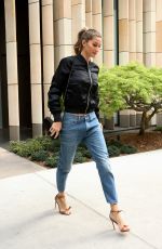 GISELE BUNDCHEN in Jeans Out in New York 04/28/2016