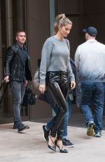 GISELE BUNDCHEN Leaves Her Apartment in New York 04/27/2016