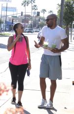 GLORIA GOVAN Out for Drink in Los Angeles 03/16/2016