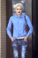 GWEN STEFANI Leaves Palm Restaurant in Beverly Hill 04/22/2016