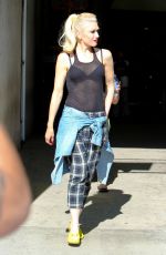 GWEN STEFANI Out and About in Burbank 04/16/2016