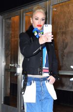 GWEN STEFANI Out and About in New York 03/31/2016