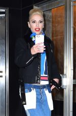 GWEN STEFANI Out and About in New York 03/31/2016