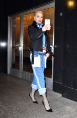 GWEN STEFANI Out and About in New York 03/31/2016