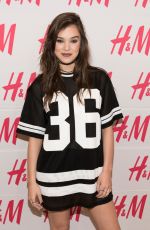 HAILEE STEINFELD at H&M Opening at Sundance Square in Fort Worth 04/20/2016
