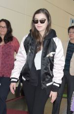 HAILEE STEINFELD at Haneda Airport in Tokyo 04/01/2016