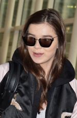 HAILEE STEINFELD at Haneda Airport in Tokyo 04/01/2016