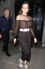 HAILEE STEINFELD Leaves Craig