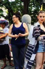HAILEE STEINFELD Out in Manila 04/09/2016