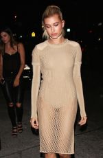HAILEY BALDWIN at Gigi Hadid