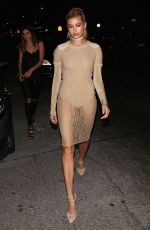 HAILEY BALDWIN at Gigi Hadid