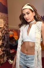 HAILEY BALDWIN at H&M Loves Coachella Pop Up in Indio 04/15/2016