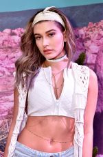 HAILEY BALDWIN at H&M Loves Coachella Pop Up in Indio 04/15/2016