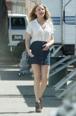 HALSTON SAGE on the Set of 