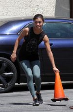 HAYLEY ERBERT at DWTS Rehersal in Hollywood 04/17/2016