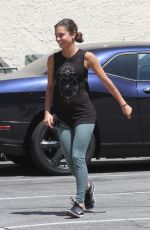 HAYLEY ERBERT at DWTS Rehersal in Hollywood 04/17/2016