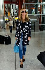 HEIDI KLUM at Heathrow Airport in London 04/23/2016