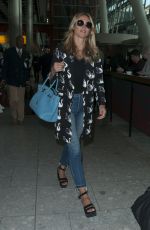 HEIDI KLUM at Heathrow Airport in London 04/23/2016