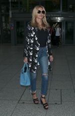 HEIDI KLUM at Heathrow Airport in London 04/23/2016
