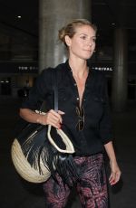 HEIDI KLUM at Los Angeles International Airport 04/25/2016