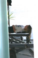 HILARY DUFF at a Gym in Los Angeles 04/06/2016