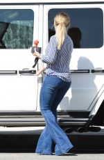 HILARY DUFF Enjoys a Wweet Treat Out in Los Angeles 04/14/2016