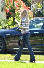 HILARY DUFF in Jeans Out in Beverly Hills 04/04/2016