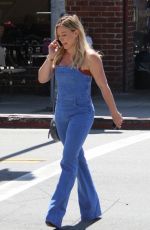 HILARY DUFF Out and About in Beverly Hills 04/05/2016