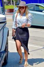 HILARY DUFF Out and About in West Hollywood 04/13/2016