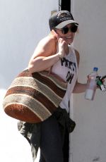 HILARY DUFF Out in West Hollywood 04/20/2016