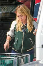 HILARY DUFF Out Shopping at Bristol Farms in Beverly Hills 04/10/2016