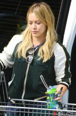 HILARY DUFF Out Shopping at Bristol Farms in Beverly Hills 04/10/2016