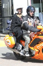 HOLLY WILLOGHBY at a Taxi Bike Out in London 04/12/2016