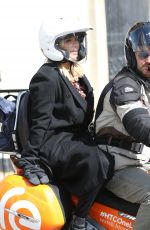 HOLLY WILLOGHBY at a Taxi Bike Out in London 04/12/2016