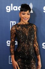 KEKE PALMER at 2016 Glaad Media Awards in Beverly Hills 04/02/2016