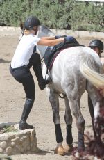 IGGY AZALEA Horseback Riding in New York 03/30/2016