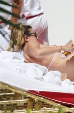 IMOGEN THOMAS in Bikini at a Pool in Miami Beach 04/10/2016