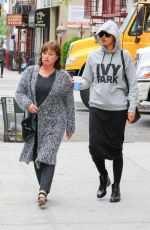 IRINA SHAYK and Her Mother Out in New York 04/27/2016