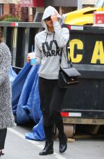 IRINA SHAYK and Her Mother Out in New York 04/27/2016